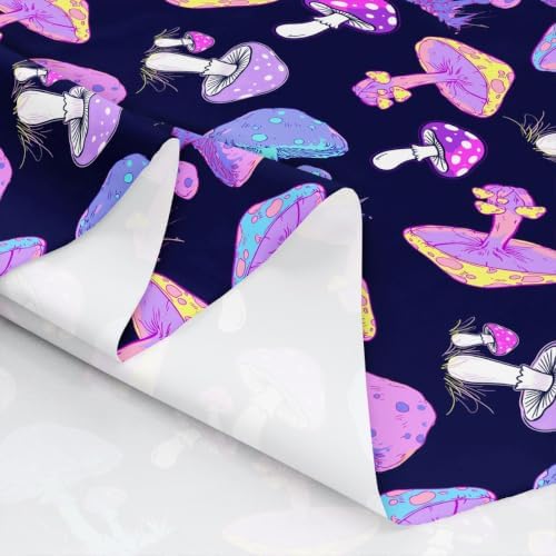 jejeloiu Mushroom Fabric by The Yard Soft 10 Yards