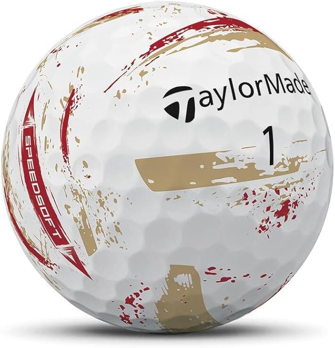 TaylorMade Golf Speed Soft Ink NFL Golf Balls