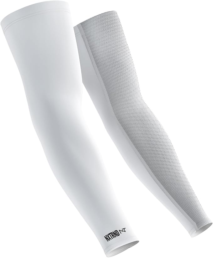 1 Pair Nxtrnd Compression Arm Sleeves for Men, Breathable Football, Basketball, Baseball Accessory, Adult & Kids