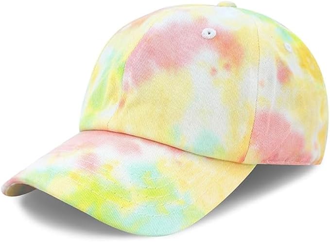 Cotton Baseball Cap Dad Hat – Washed Low Profile Adjustable Hat for Men Women Casual Outdoor Running Golf