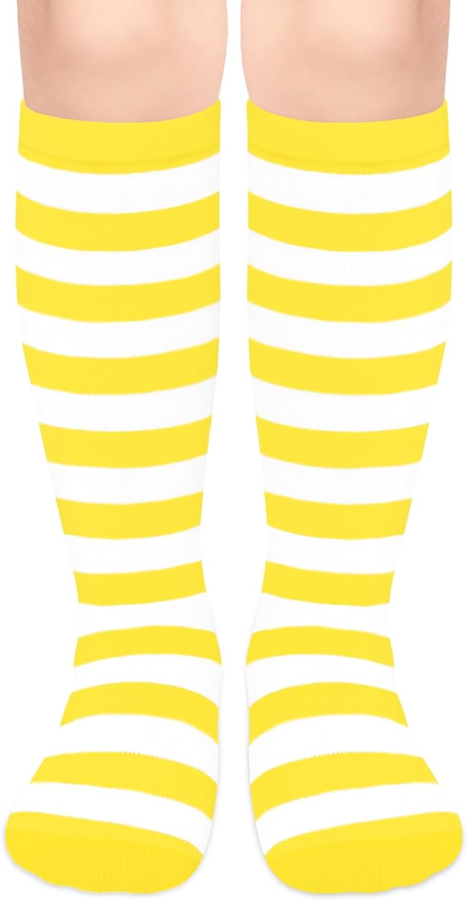 Olreco 1 Pack Toddler Kids Youth Soccer Socks Girls Boys Baseball Socks Youth Knee High Softball Football Accessories Cotton