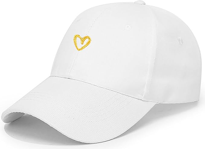Malaxlx Women's Men's Fashion Baseball Cap Adjustable Strapback Hats Dad Hat Visor Sports Hat
