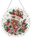 AIBOERL Pearl Diamond Art Kits for Adults, Acrylic Hanging Suncatcher