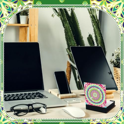 Saillong 4 Pcs Diamond Painting Note Box Kit Sticky Note Holders