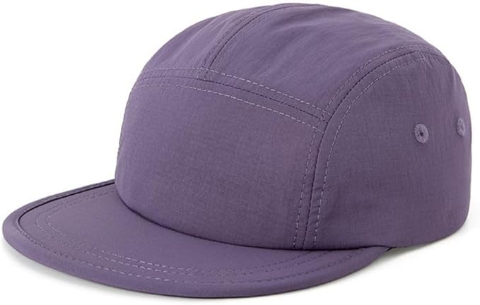 5 Panel Running Hat Waterproof Nylon Sun Hat Quick Dry Plain Baseball Cap for Men Women
