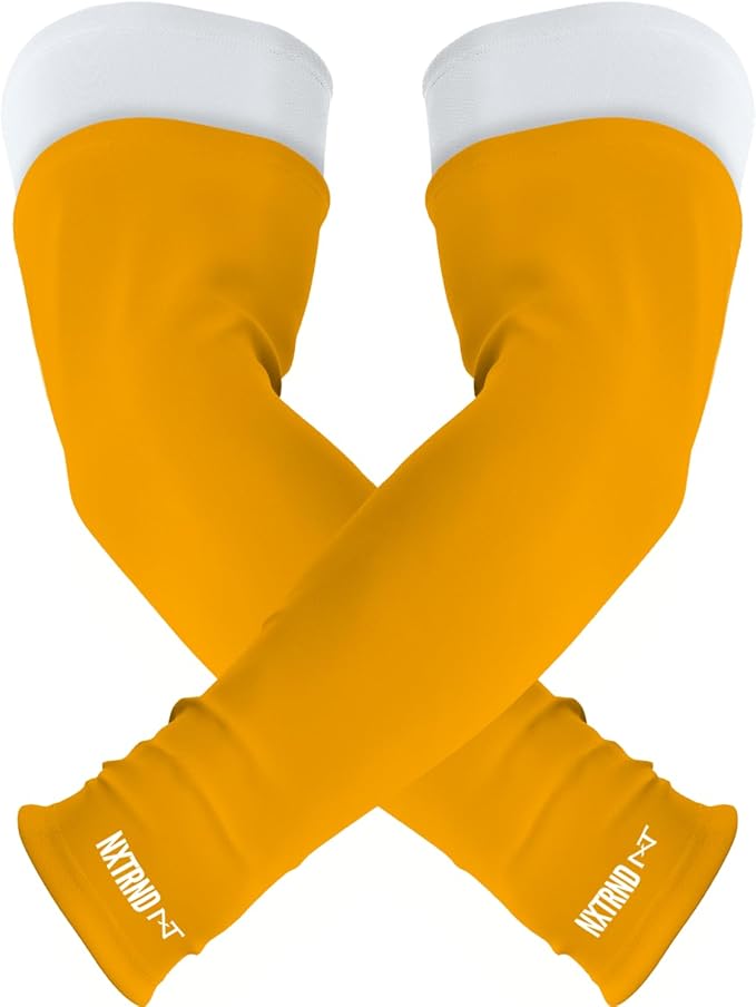 1 Pair Nxtrnd Compression Arm Sleeves for Men, Breathable Football, Basketball, Baseball Accessory, Adult & Kids