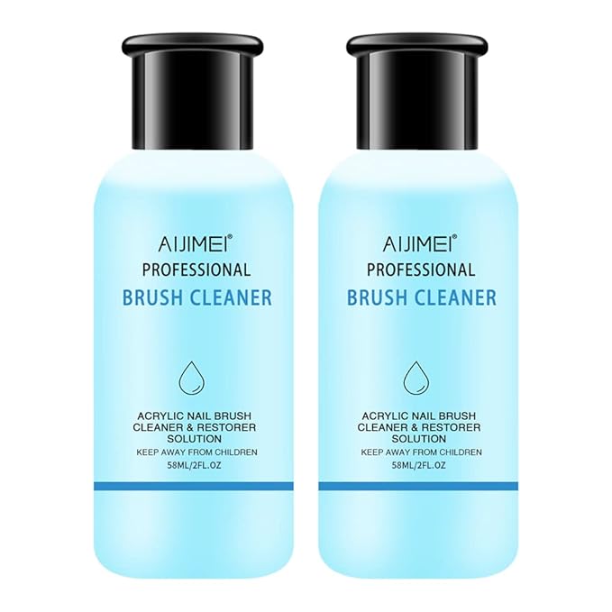 AIJIMEI Acrylic Nail Brush Cleaner Acrylic Brush Cleaners Liquid Acrylic Paint by AIJIMEI