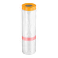 HARFINGTON Pre-Taped Masking Film 78.7" x65.6ft Double Adhesive Tape and Drape by HARFINGTON
