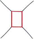 Strike Zone Target for Baseball Softball net, Throwing Pitching Hitting Batting Catching Practice Target, Pitcher Accuracy Training Aids