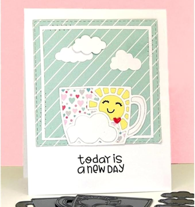 Cutting Dies for Card Making, Metal Scrapbooking Die-Cuts, DIY Bckground Frame - Image 6