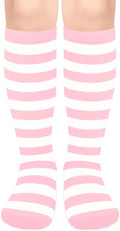 Olreco 1 Pack Toddler Kids Youth Soccer Socks Girls Boys Baseball Socks Youth Knee High Softball Football Accessories Cotton