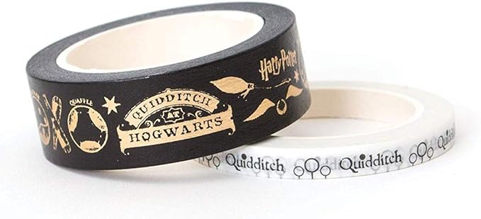 Paper House Productions Harry Potter Quidditch Match Set of 2 Foil Accent Washi - Image 2