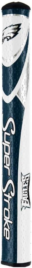 SuperStroke NFL Golf Putter Grip, Mid Slim 2.0, Cross-Traction Control Texture for Max Feel and Comfort