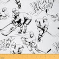 Feelyou Ice Hockey Fabric By The Yard Decorative