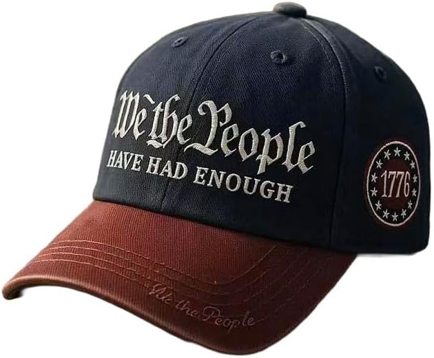 USA 250th Anniversary Hat, Adjustable 250th Anniversary Printed Patriotic Baseball Caps, Tribute Retro Washed Hat