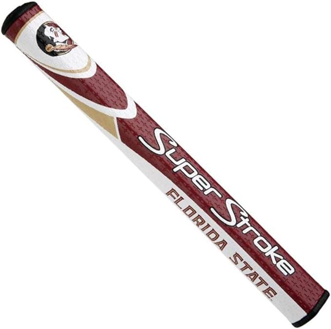 SuperStroke NCAA Golf Putter Grip, Ohio State University (Mid Slim 2.0) | Cross-Traction Surface Texture and Oversized Profile | Even Grip Pressure for a More Consistent Stroke | Non-Slip Grip