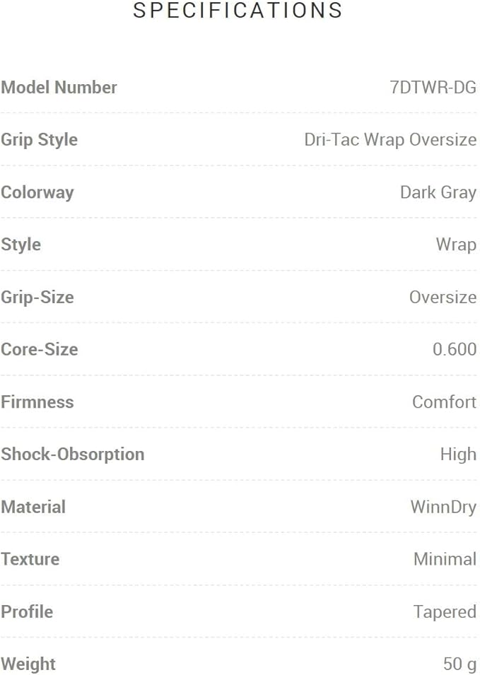 Dri-Tac Wrap 9 Piece Golf Grip Bundle