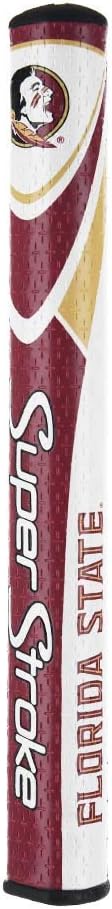 SuperStroke NCAA Golf Putter Grip, Ohio State University (Mid Slim 2.0) | Cross-Traction Surface Texture and Oversized Profile | Even Grip Pressure for a More Consistent Stroke | Non-Slip Grip