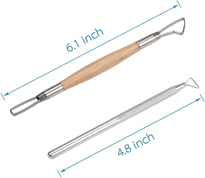 Meuxan Ceramic Pottery & Clay Ribbon Sculpting Tool Kit - Image 2