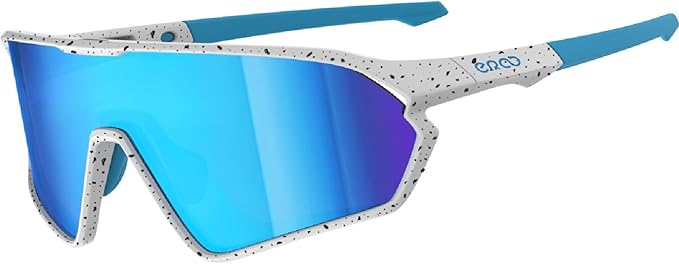 Youth Baseball Polarized Kids Sunglasses for Boys Girls Age 6-12 with Carrying Case Cycling Softball Padel Lightweight