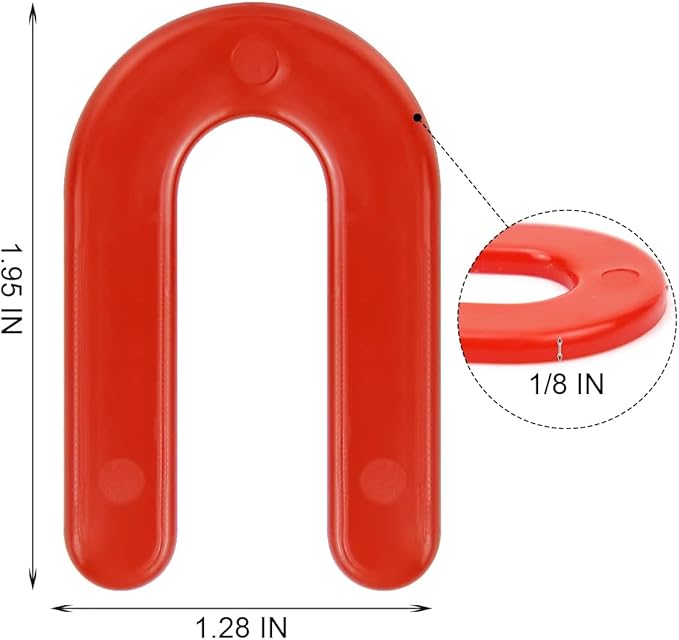 DGSL Tile Leveling System Tile Spacers 1/8 Inch, 500 pieces Horseshoe Shim U - Image 2