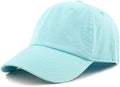 Cotton Baseball Cap Dad Hat – Washed Low Profile Adjustable Hat for Men Women Casual Outdoor Running Golf