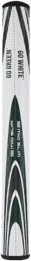 SuperStroke NCAA Golf Putter Grip, Ohio State University (Mid Slim 2.0) | Cross-Traction Surface Texture and Oversized Profile | Even Grip Pressure for a More Consistent Stroke | Non-Slip Grip