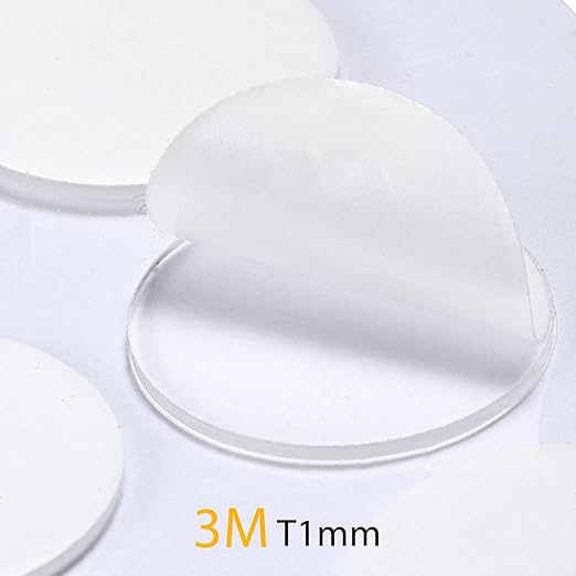 350 Pcs 20mm Double Sided Adhesive Glue Round Dots Stickers Removable Clear - Image 4