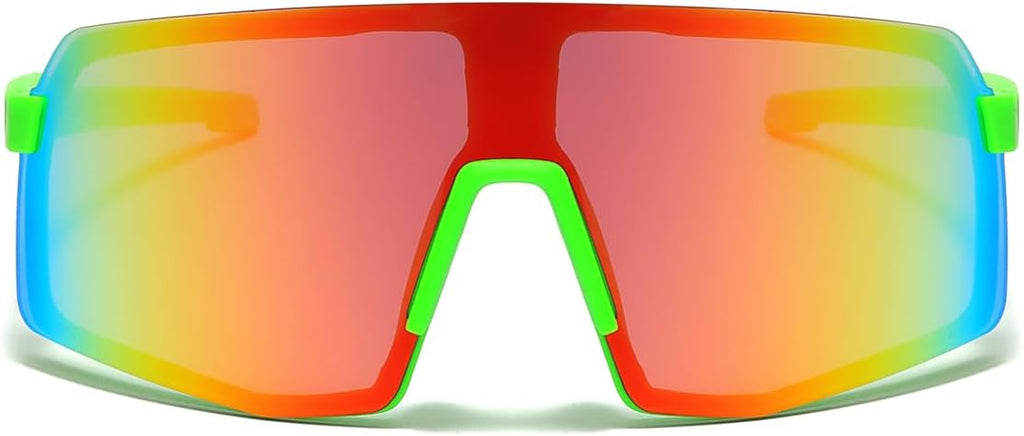 JOVAKIT Kids Baseball Sunglasses for Boys Girls Age 3-13, Youth Baseball Sun Glasses UV400 Sports Cycling Shades