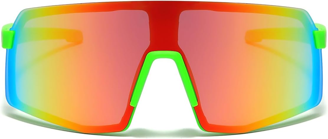 JOVAKIT Kids Baseball Sunglasses for Boys Girls Age 3-13, Youth Baseball Sun Glasses UV400 Sports Cycling Shades