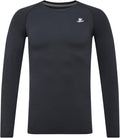 DEVOROPA Youth Boys Compression Shirt Long/Short Sleeve Football Baseball Undershirt Quick Dry Kids Sports Baselayer Crewneck