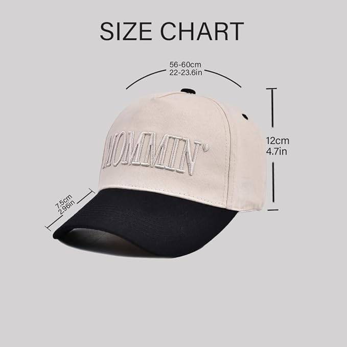 Mommin Trucker Hat,Vintage Two-Tone Women's Baseball Cap with Mama Hat Mothers Day Great Gifts for Mom Wife Stepmom
