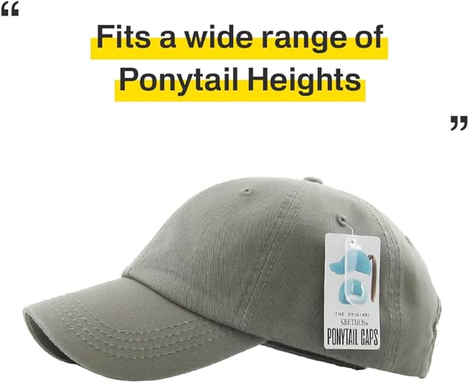 Classic Plain Ponytail Messy High Bun Headwear Adjustable Cotton Trucker Mesh Glitter Hat Baseball Cap