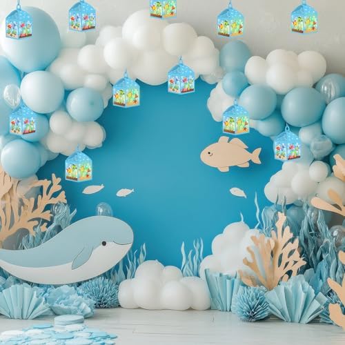Simgoing 12 Sets Under The Sea Crafts DIY Summer Fishbowl Tissue Paper