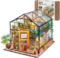 Rolife Cathy's Greenhouse Miniature Kit with LED Lights