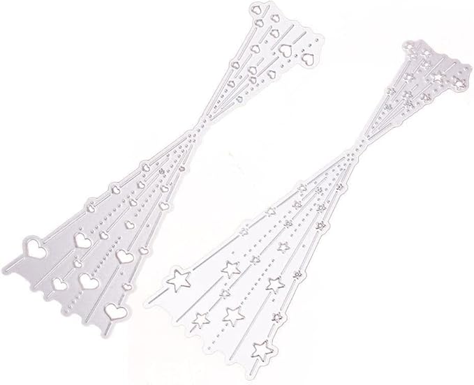 Heart Bubble Spotty Line Cutting Dies by Htppzjr