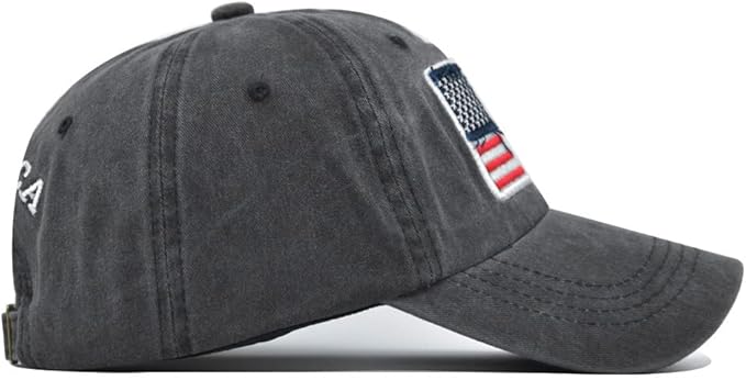 USA Flag Baseball Cap American Patriotic Trucker Hat Father Dad Mother Mom Adjustable Sportswear Hat for Men Women Adults