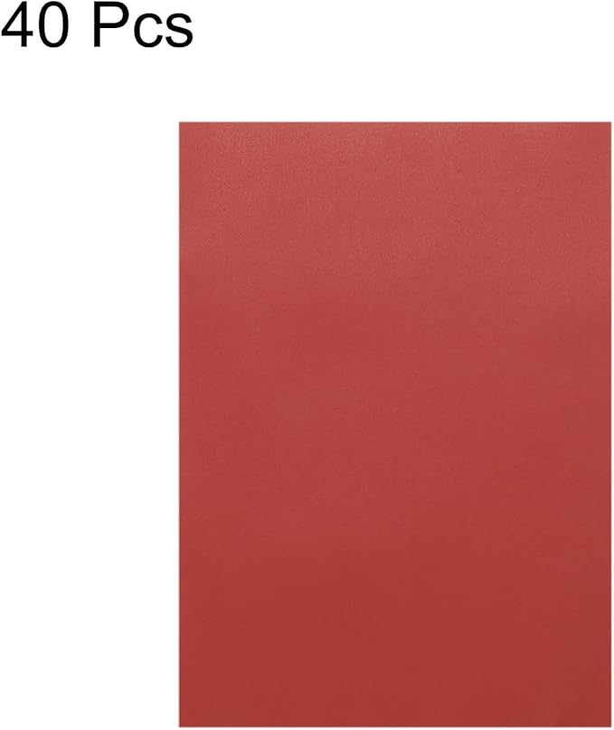 MECCANIXITY Colored Vellum Paper, 40 Sheet Red Transparency 11.7 x 8.2 - Image 3