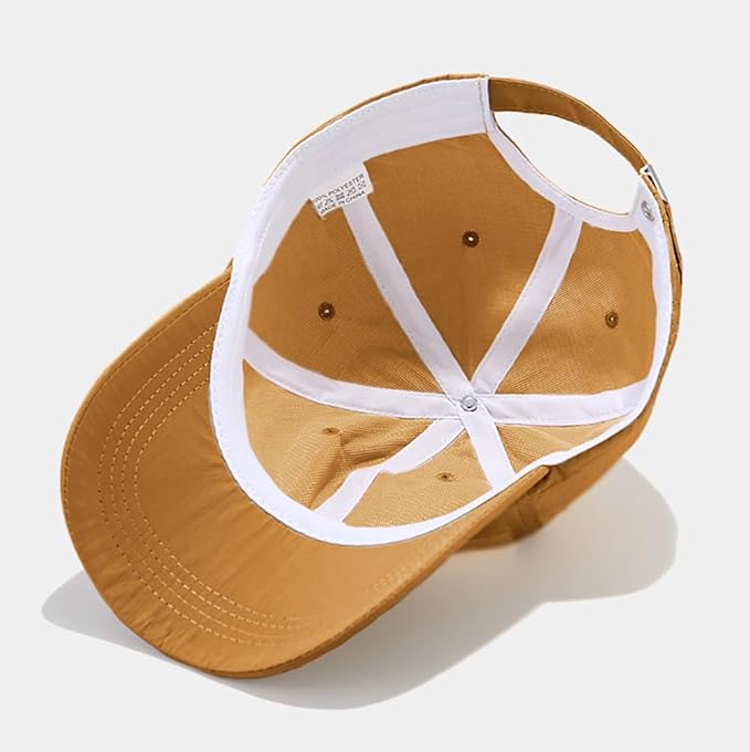 Malaxlx Waterproof Baseball Cap for Men Women Breathable UPF50+ Sport Outdoor Caps Quick Dry Adjustable Rain Hat