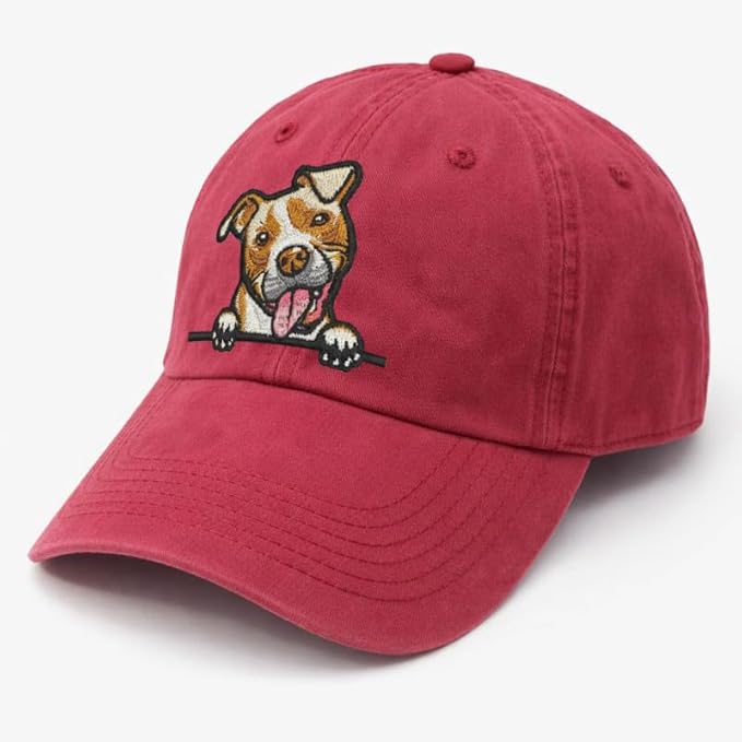 Pet Dog Lover Gifts,Embroidered Dog Baseball Hats for Men Women Dad Mom