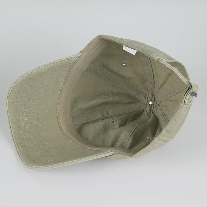 LANGZHEN Unisex Baseball Cap 100% Cotton Fits Men Women Washed Denim Adjustable Dad Hat