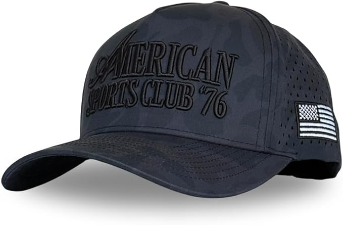 CITRUSY Athletic Trucker Golf Hat | Performance Mens 5 Panel Cap | Cool Breathable Waterproof Workout Running Snapback