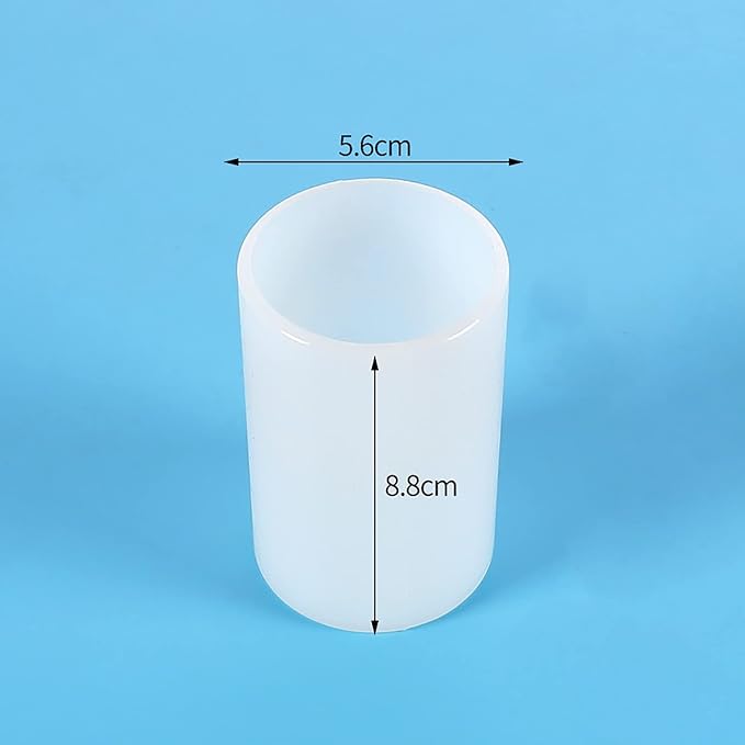 2 Pack Cylinder & Round Candle Molds - Image 6
