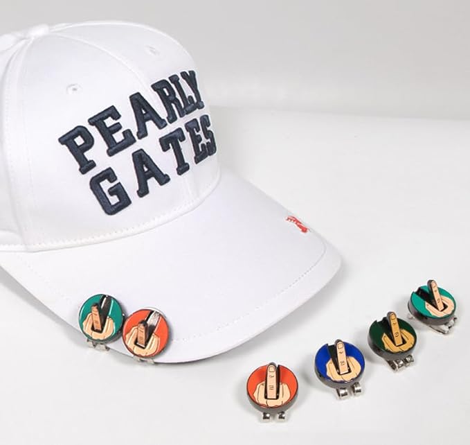 Funny & Unique Golf Ball Markers with Hat Clip – Creative Icon Designs for Golfers – Golf Accessories & Gifts