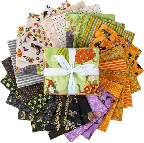 Teresa Kogut Ghoul Friends 24 Fat Quarters Riley Blake Designs FQ-16050-24