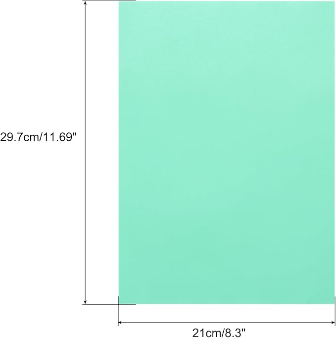MECCANIXITY Colored Vellum Paper, 20 Sheet Sky Blue Transparency 11.7 x 8.2 - Image 2