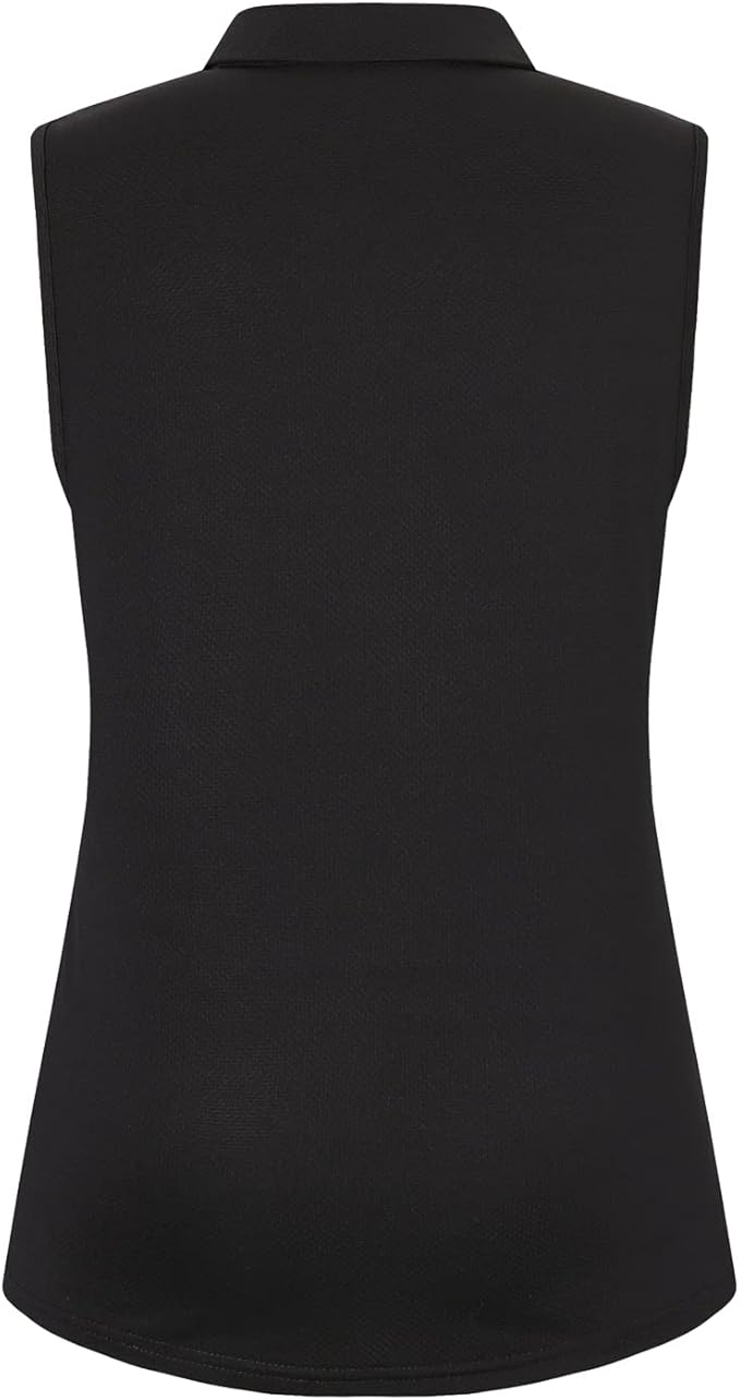Womens Sleeveless V Neck Golf Polo Shirts