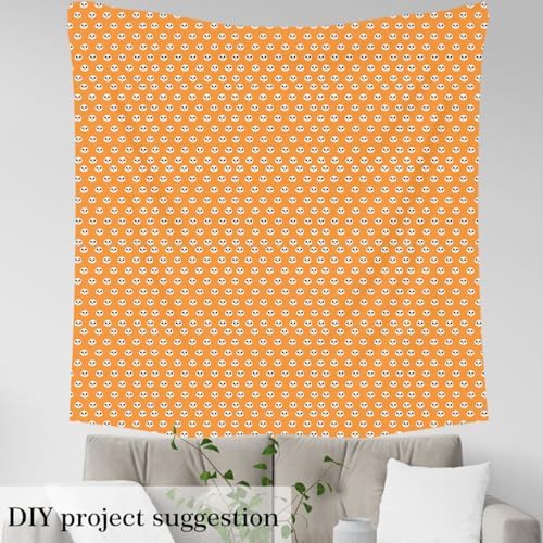 Halloween Themed Fabric by The Yard 5 Yard Skull for Home DIY Projects, Waterproof Indoor Outdoor Decor for Kids Teens Adults Skeleton Printing Upholstery Fabric for Chairs Bones Room Decor