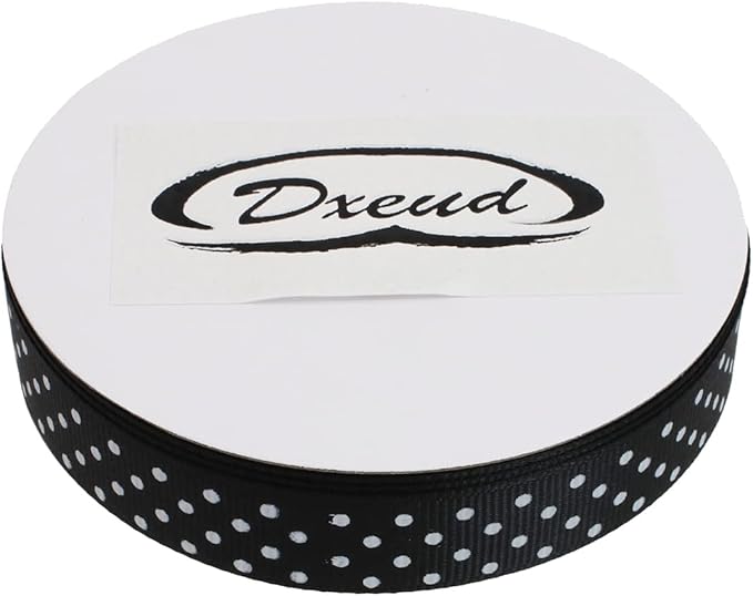 Polka Dot Grosgrain Ribbon 25 Yard Each Roll 100% Polyester - Image 3
