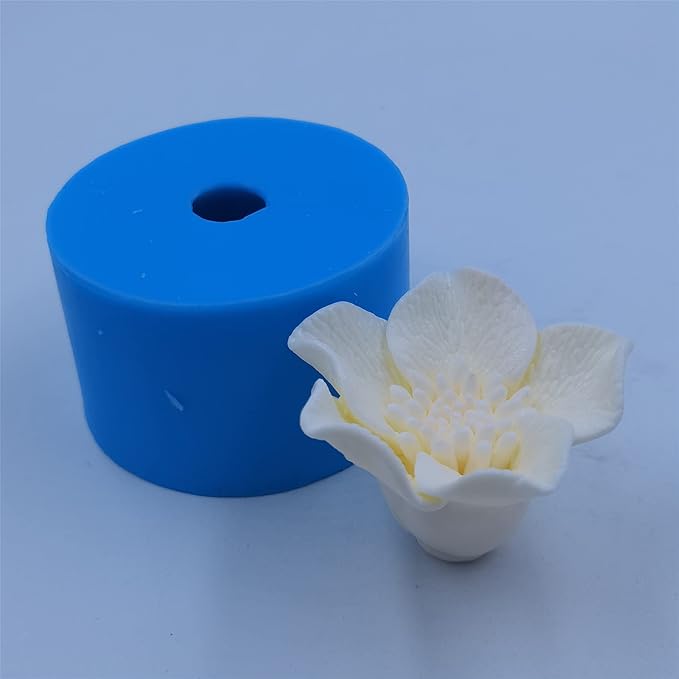 Resin Flower Silicone Mold Wedding Decoration Flower Molds Candle Wax Cake - Image 4